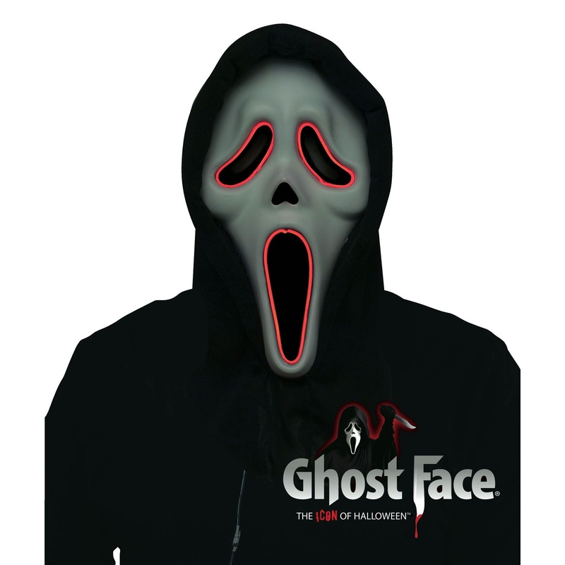 Light Up Ghostface Mask