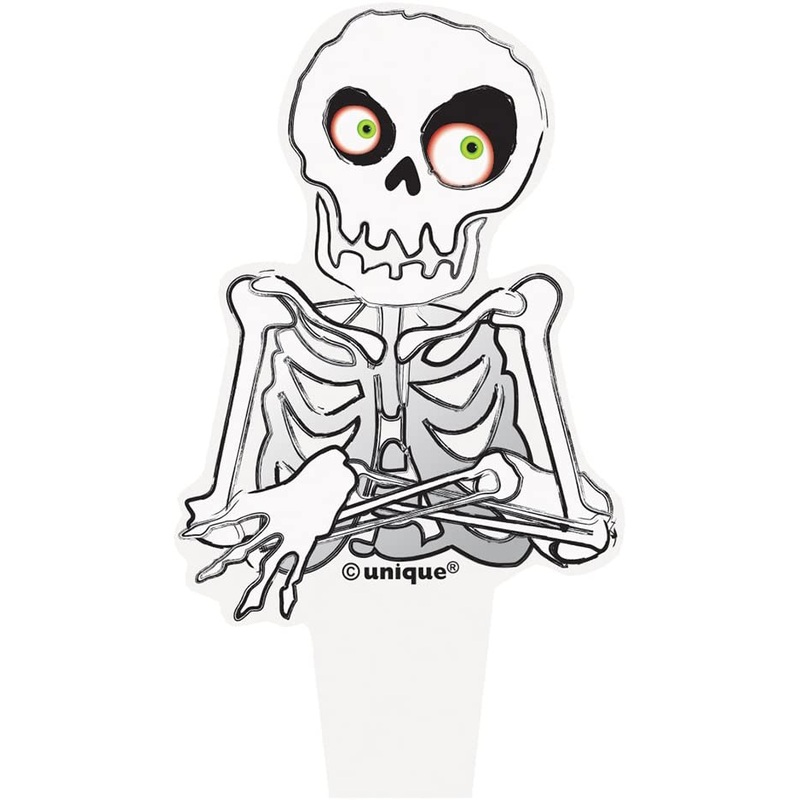 Skeleton Cupcake Picks