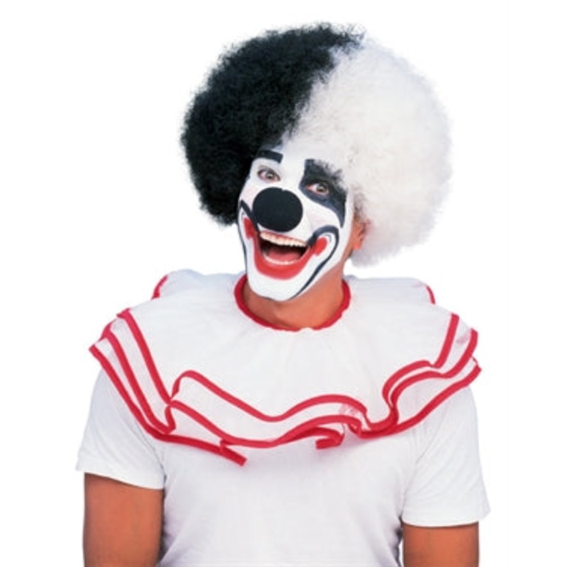 Wig Clown Black/White