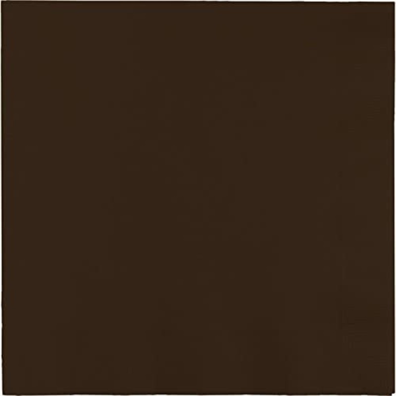 12 7/8" Lunch Napkins - Brown Chocolate - 50CT