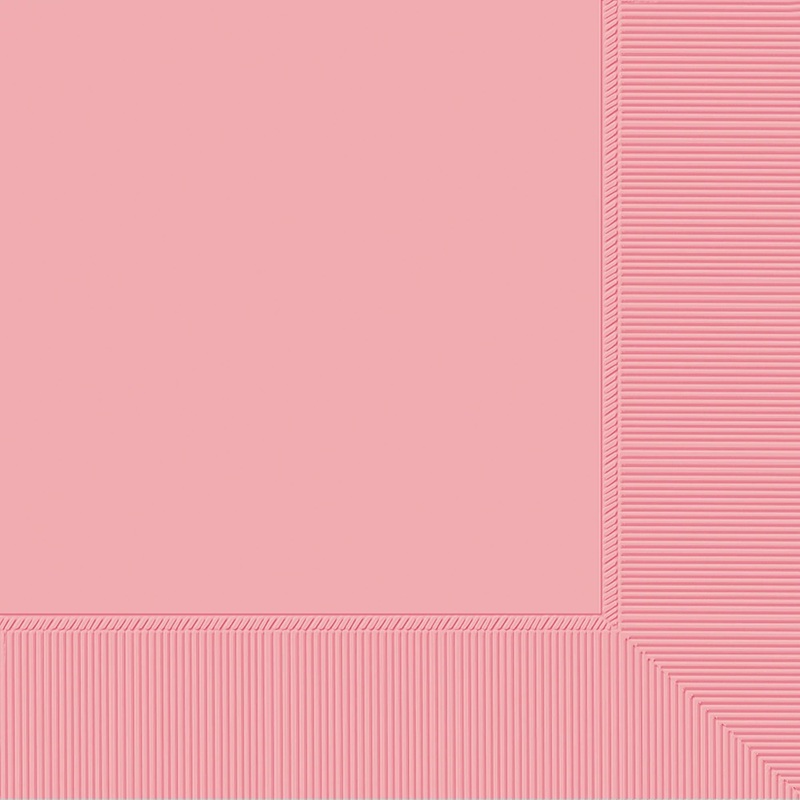 13" Lunch Napkins - New Pink - 40 Ct