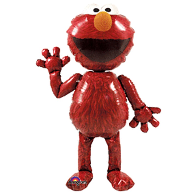 54" Elmo Airwalker Mylar Balloon