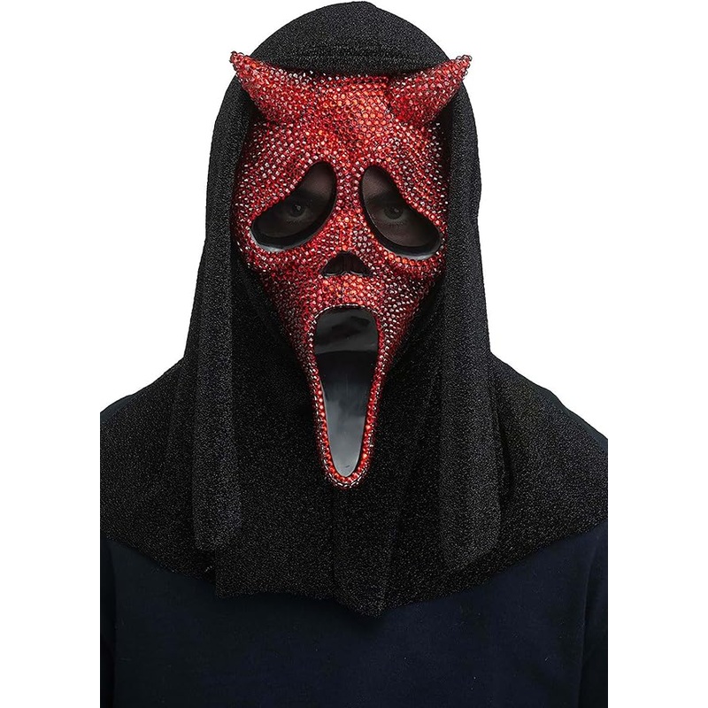 Mask Ghost Face Bling Red Devil