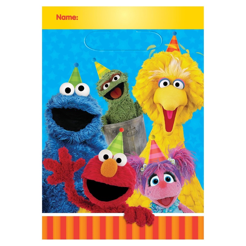 Sesame Street Folded Loot Bags