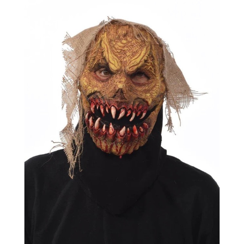 Stalker the Evil Scare Crow Monster Latex Face Mask