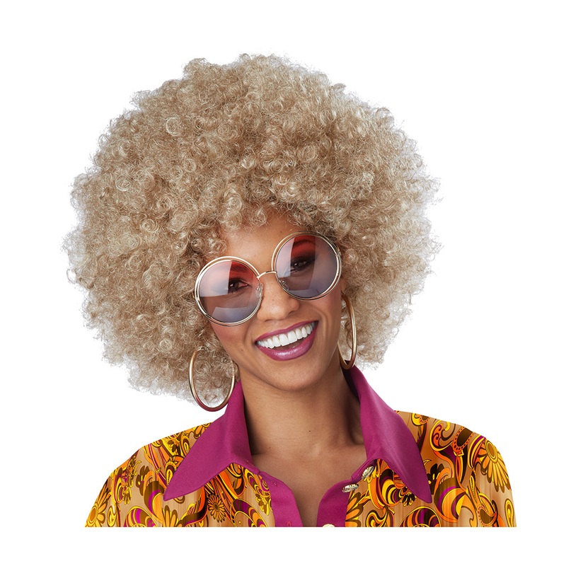 Blonde Foxy Lady Afro Wig