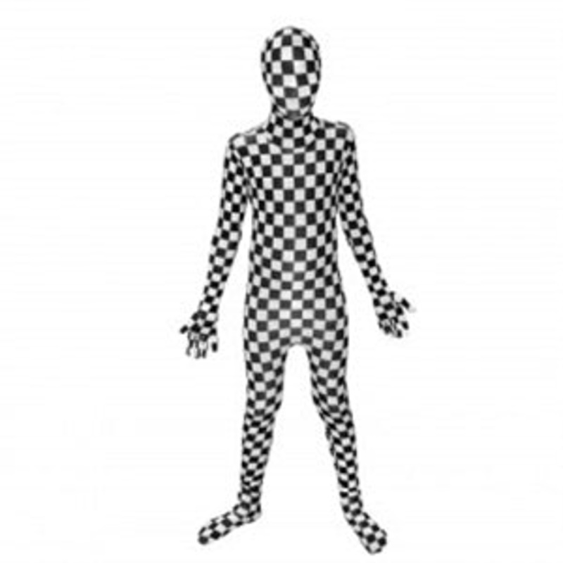 C. Black and White Check Morphcostume