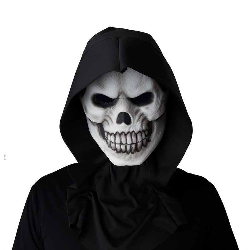 Frightlight White Skull Lightup Mask