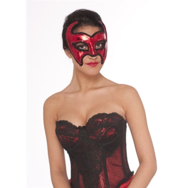 Mask Devil Eye Mask w/Sequins