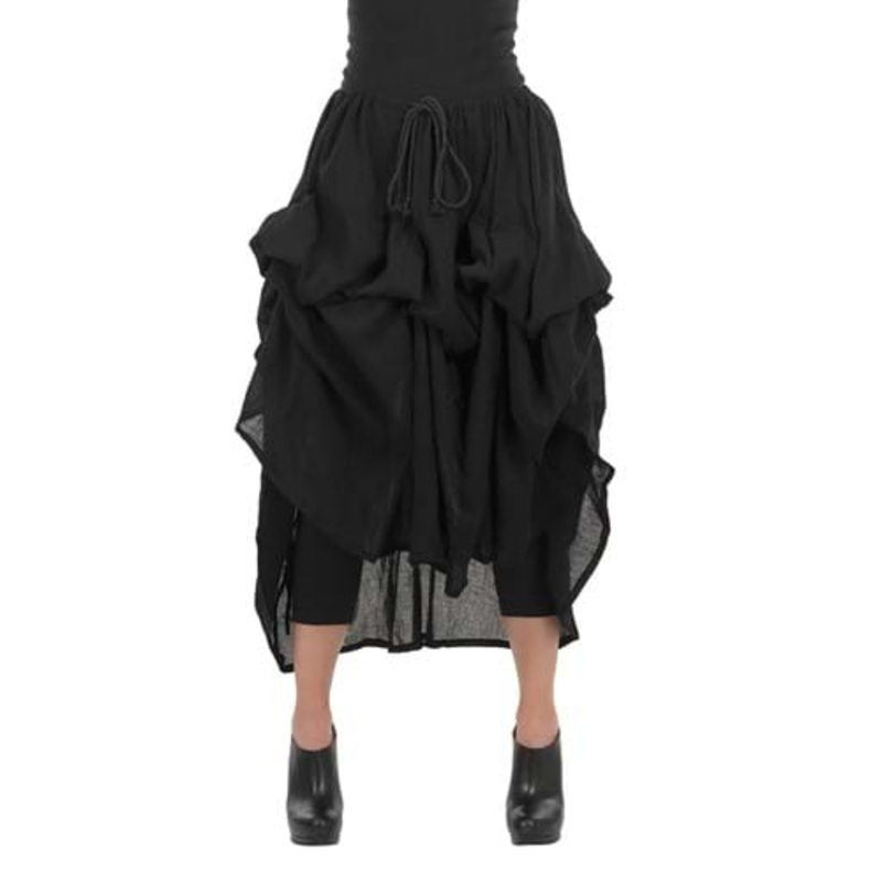 Pirate Black Parachute Skirt