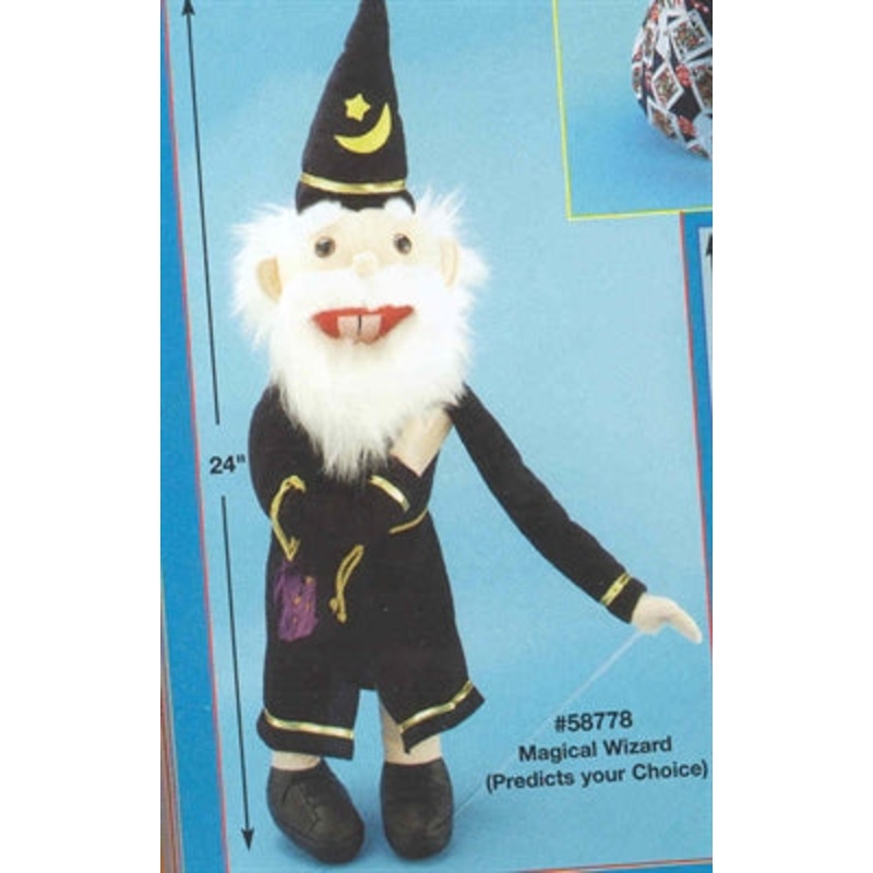 PUPPET Mind reading Wizard BIG MOUTH