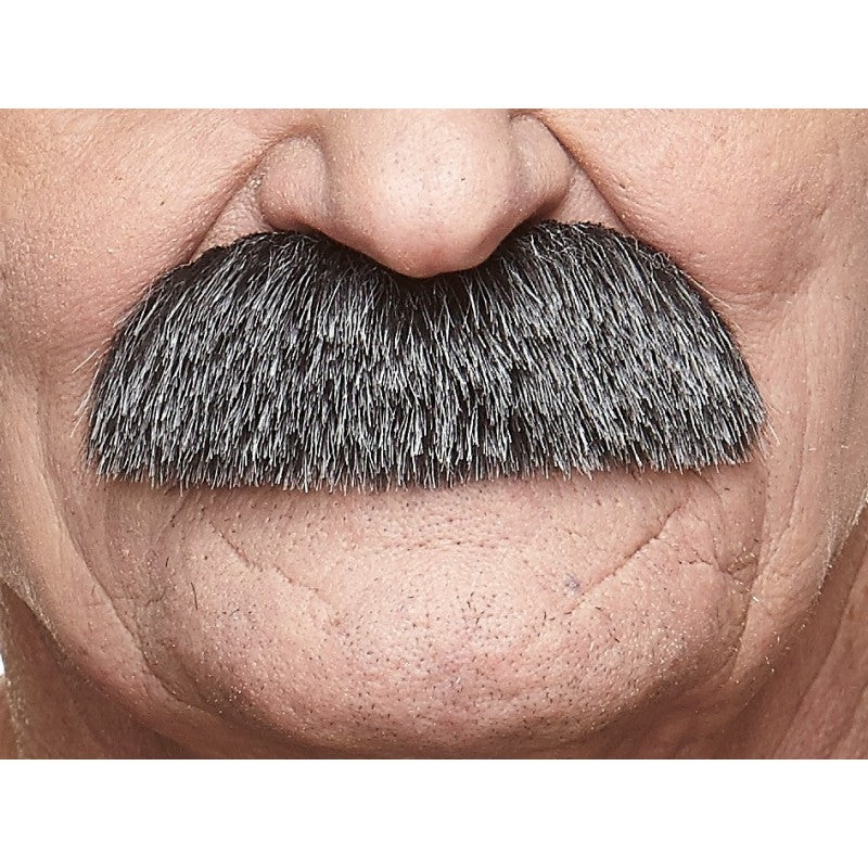 Mustache Grandpa Long Salt and Pepper