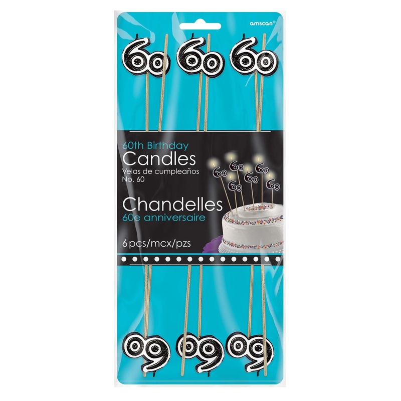 Oh No60 Cake Candles on a Stick