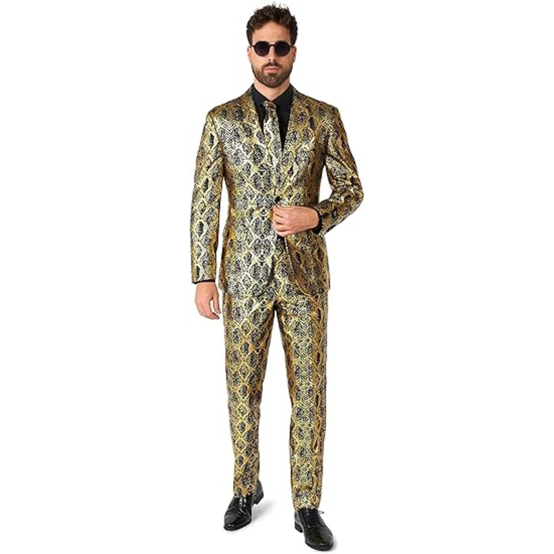 Oppo Suit Snake Skin Gold Size 46