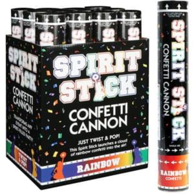 Confetti Cannon Rainbow 12IN
