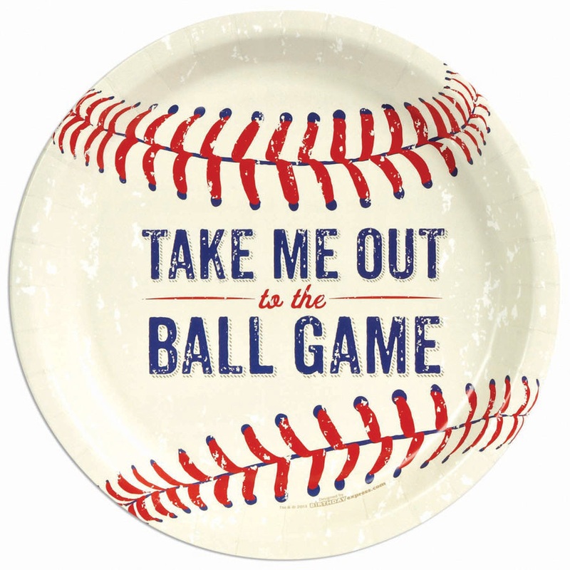 Dinner Plates - Take Me Out To the Ball Game