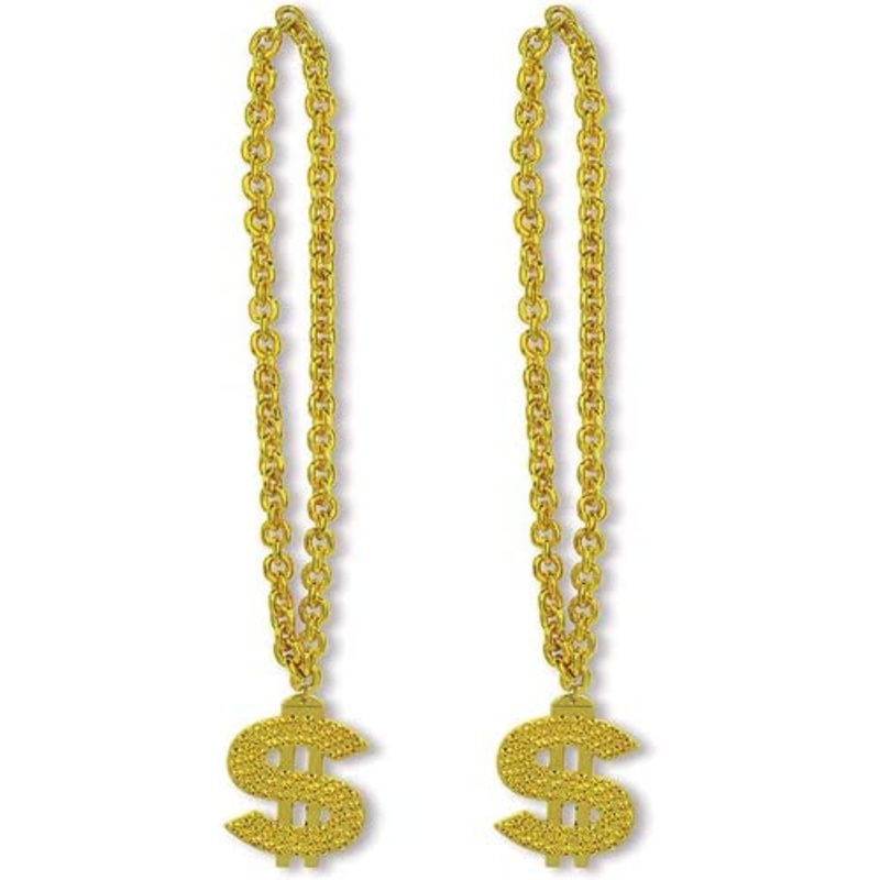 Gold Chain w/ $ Sign Pendant