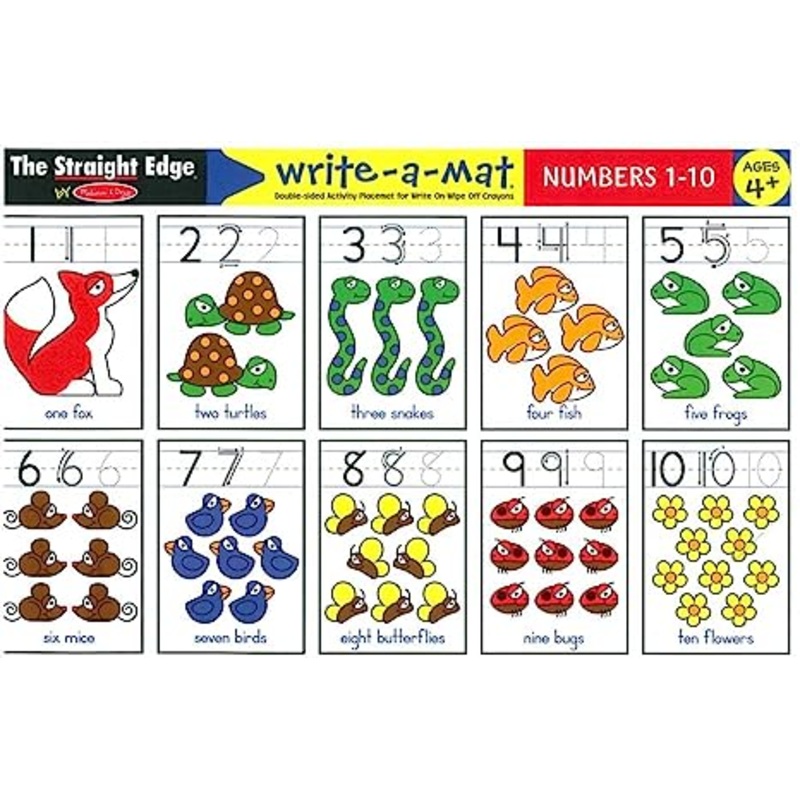 Learning Mat Numbers 1-10