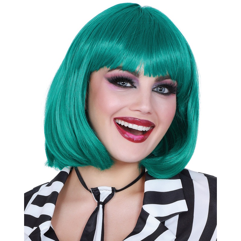 Wig Bob Mid Length Teal