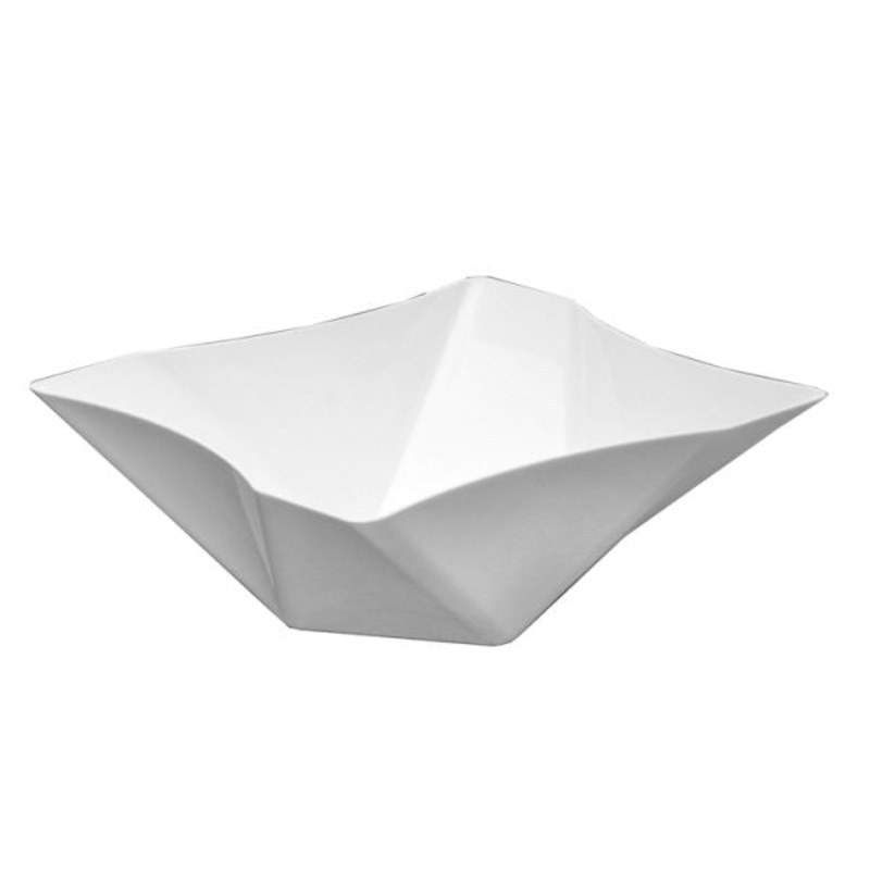 Bowl Twist Square White 161OZ