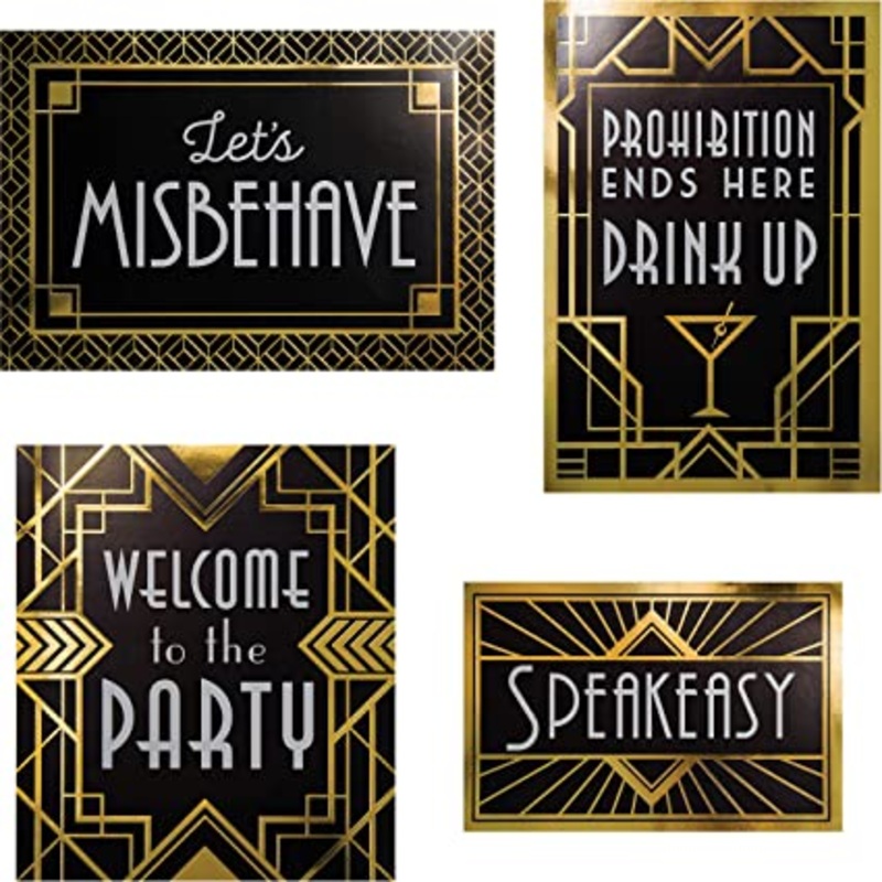 C/O Roaring 20'S Deco Signs