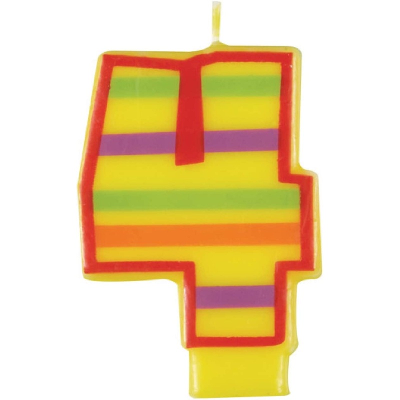 Candle #4 Striped