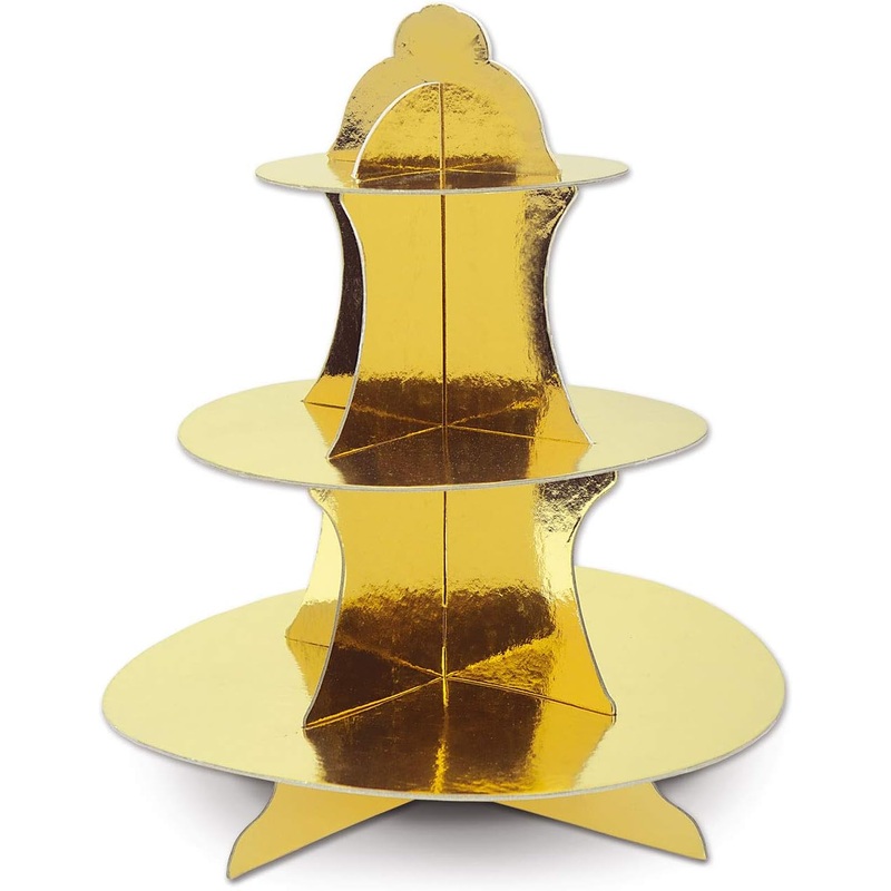 Cupcake Stand Gold Metallic