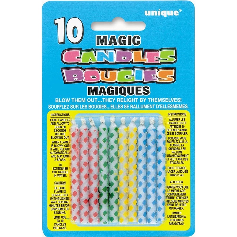 Diamond Dot Trick Candles