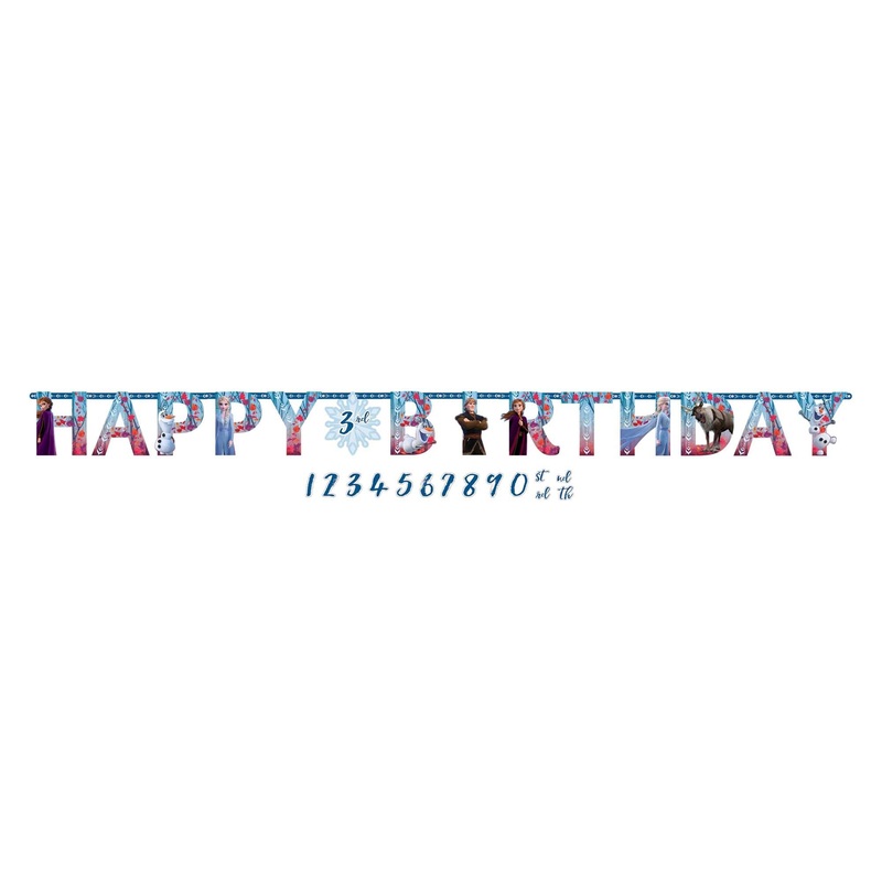Frozen 2 Jumbo Add-An-Age Letter Banner
