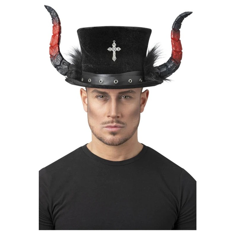 Hat Top w/Devil Horns