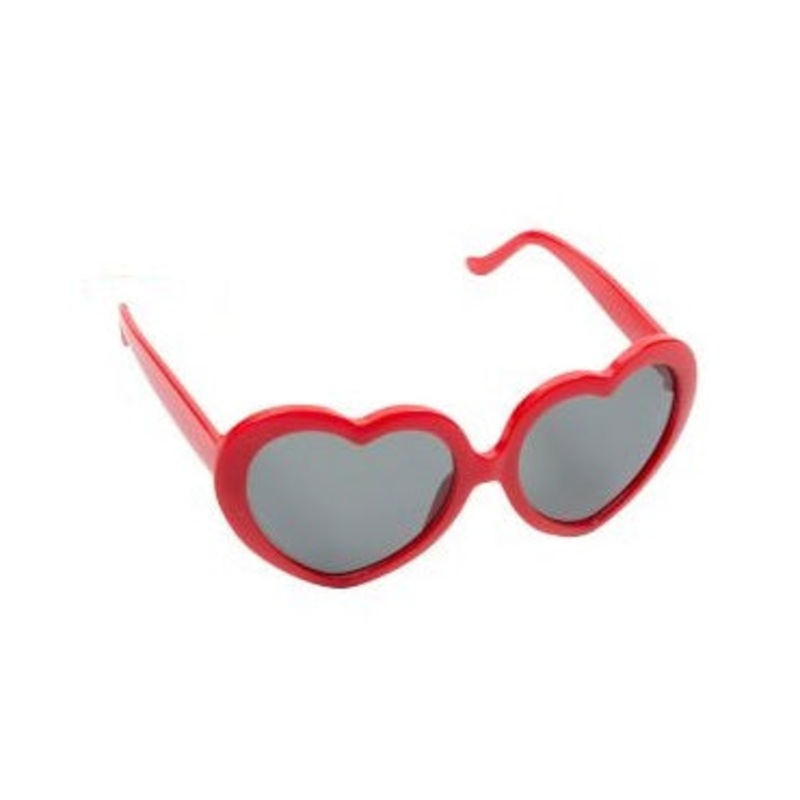 Sunglasses Red Hearts