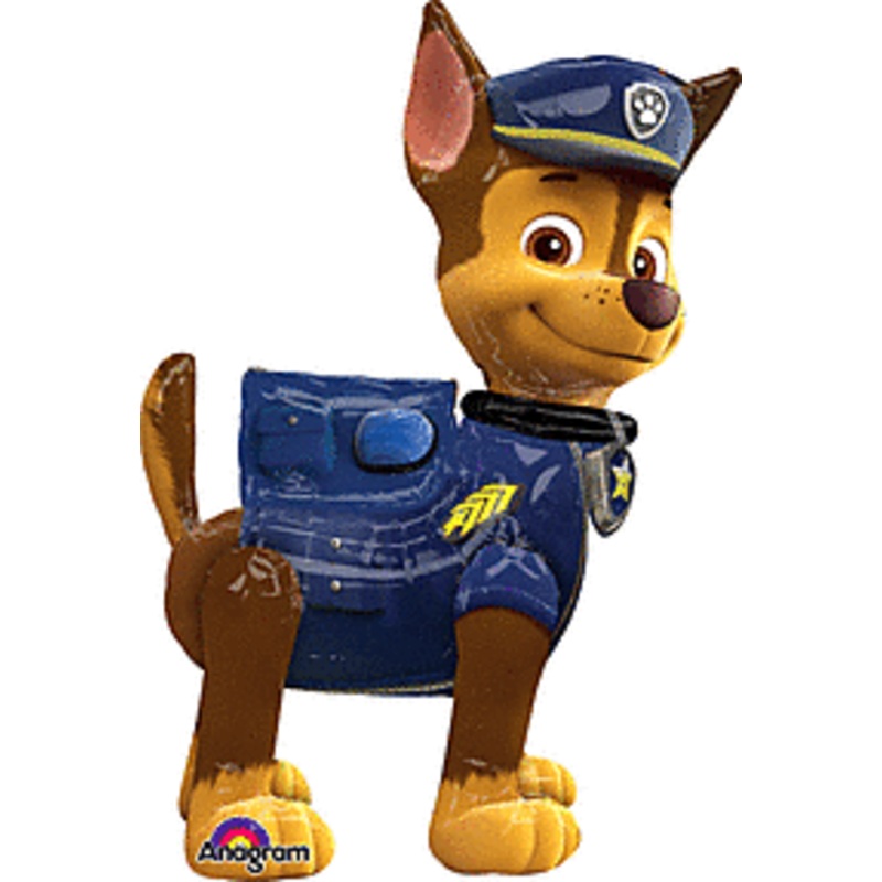54" Paw Patrol Chase Airwalker Mylar Balloon