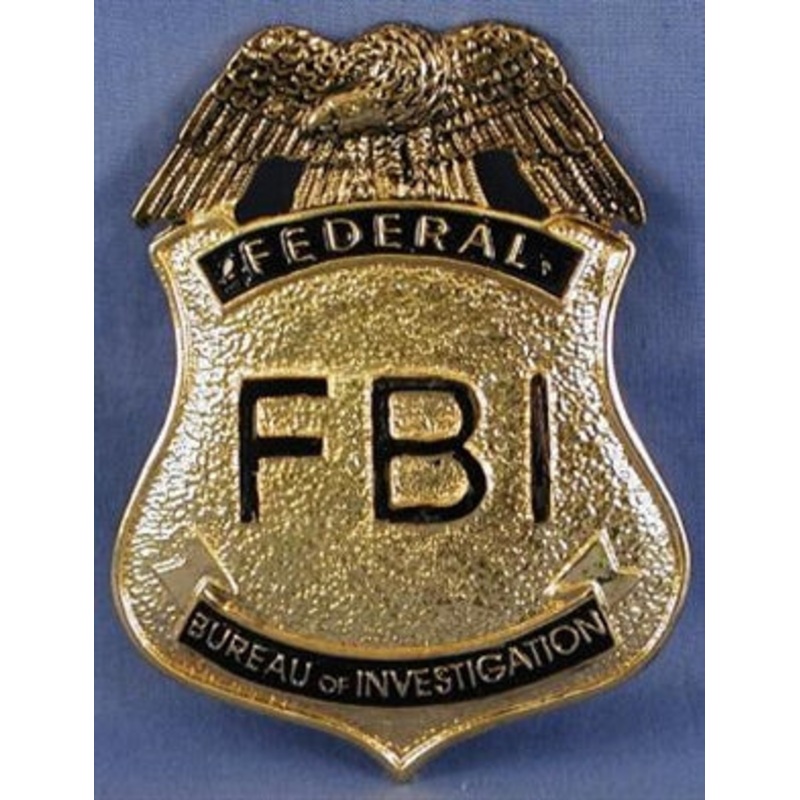 Badge FBI Gold