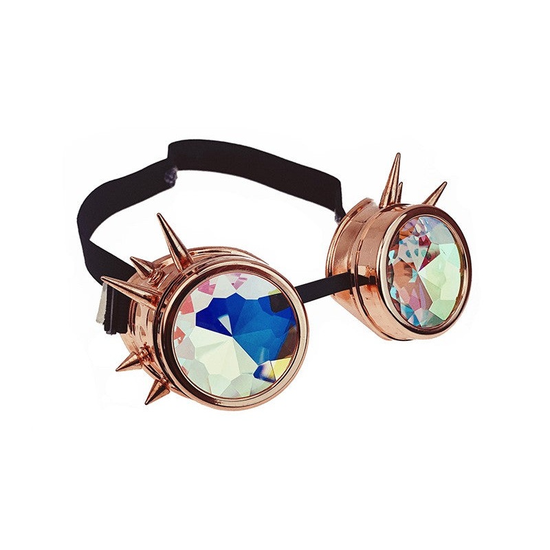 Copper Steampunk Holographic Goggles