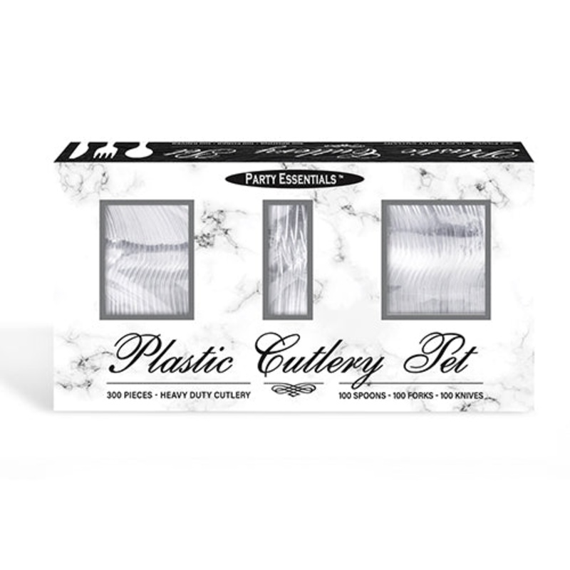 Cutlery Clear Combo 300PC