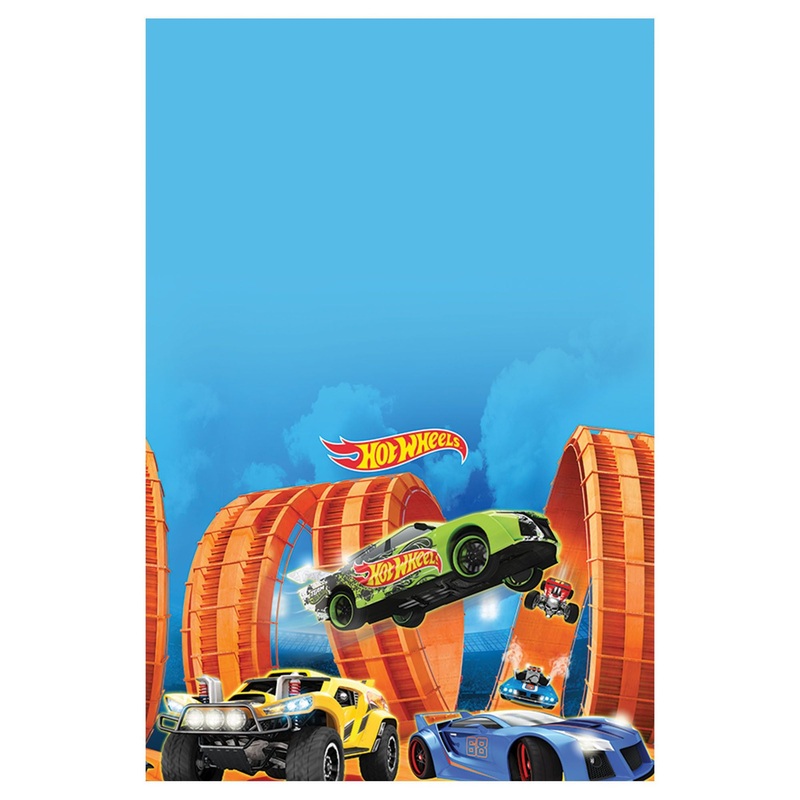 Hot Wheels Wild Racer Plastic Table Cover
