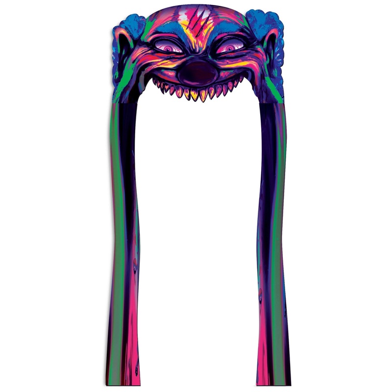 Creepy Carnival Deluxe Doorway Entry - Blacklight