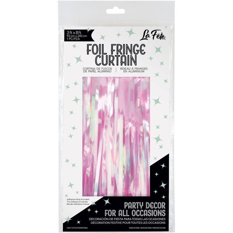 Curtain M/Pink Iridescent