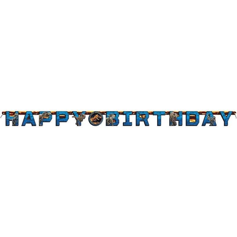 Jurassic World Birthday Party Banner