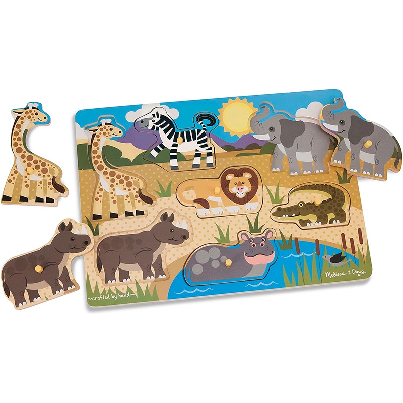 Puzzle Peg Safari