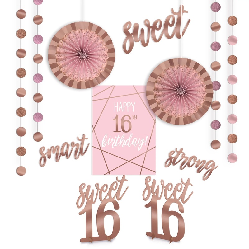 Room Decorating Kit Sweet 16 Blush
