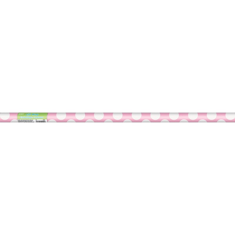 WP Light Pink w/White Polka Dot