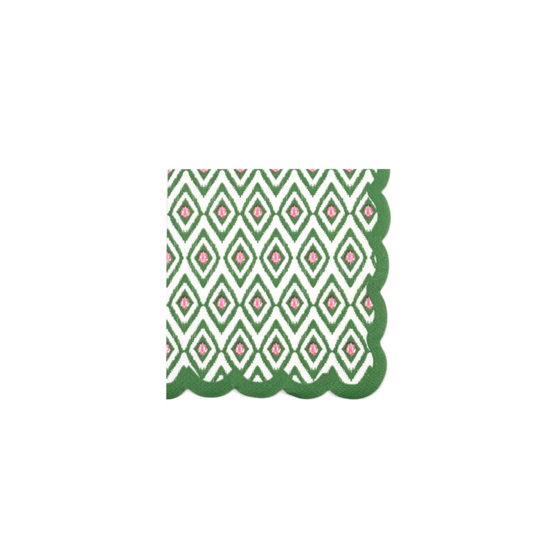 Bold Ikat Beverage Napkins