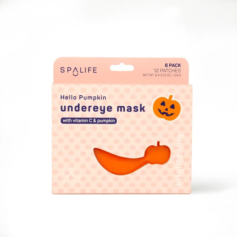 Halloween Hello Pumpkin Brightening Undereye Masks - 6 Pairs
