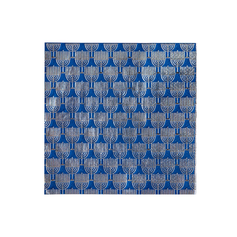 Menorah Beverage Napkins