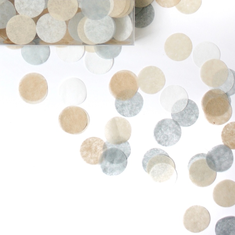 Natural Hand-Cut Confetti
