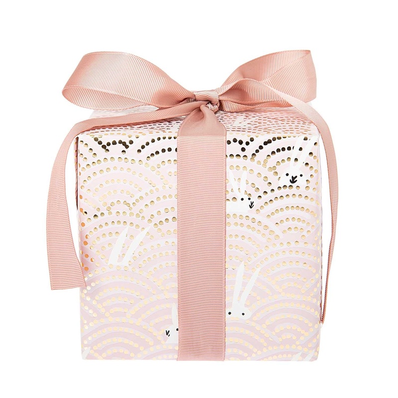 Pink Bunnies Wrapping Paper