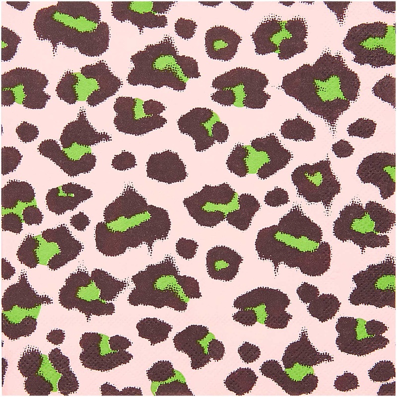 Pink Cheetah Dinner Napkins