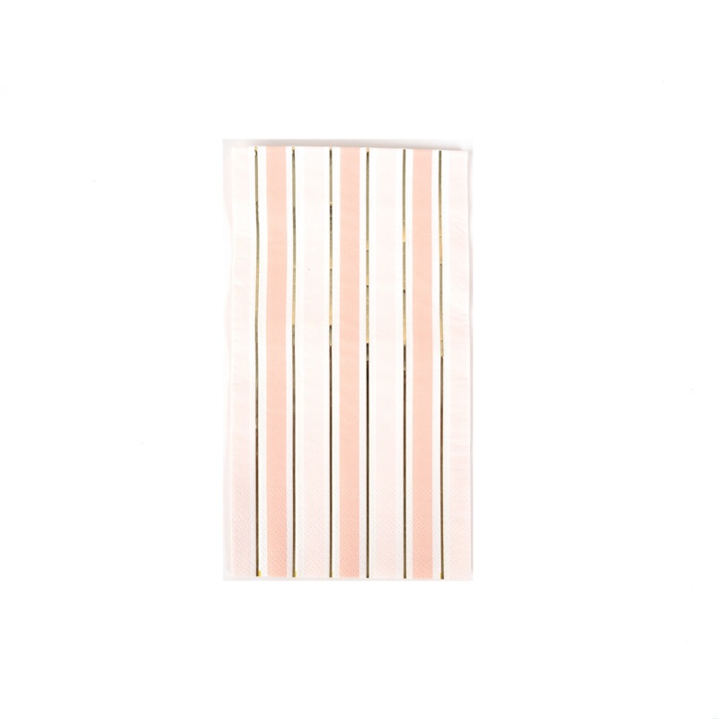 Pink Striped Guest Towels