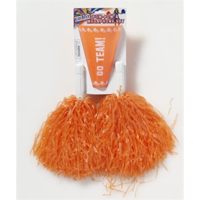 Pom Pom and Megaphone Set Orange